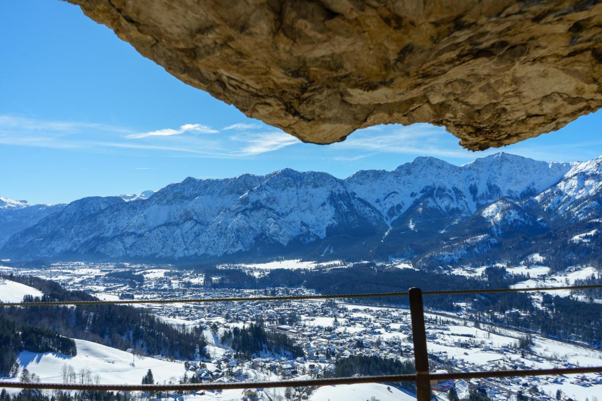 Ferienwohnung Stoablick - barrierefrei mit Bergblick Bad Goisern am Hallstättersee Exterior foto